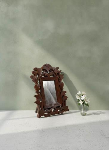 Specchio vintage legno - vintage,