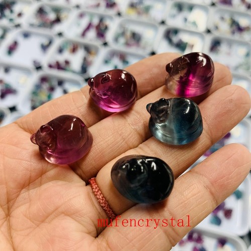 5pcs fluorite colorata - 5pcs,