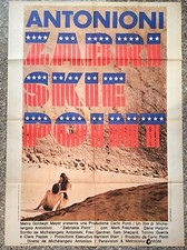 ZABRISKIE POINT Michelangelo Antonioni RARO MANIFESTO ORIGINALE POSTER  2F 1970