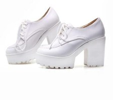 Scarpe donna punta tonda tacco