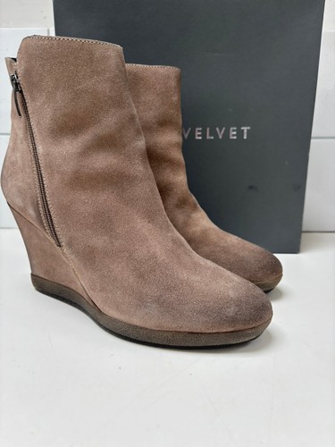 Stivali zeppa velluto come - stivali,