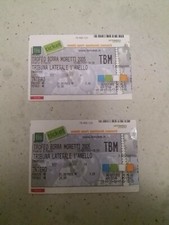 *VENDO 2 BIGLIETTI TROFEO