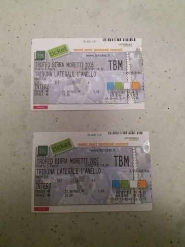 Vendo biglietti trofeo - 2,
