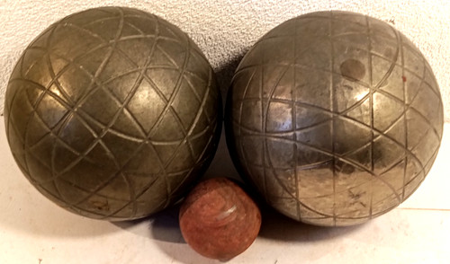 Bocce metallo con 1 - 2, in