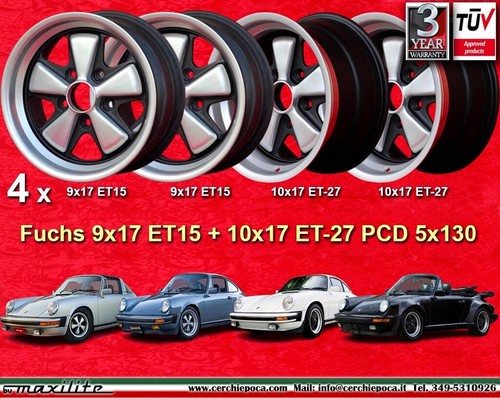 Set cerchi wheels - porsche, 911