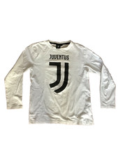 Maglia calcio Juventus T-Shirt da bambino Manica lunga cotone taglia 10-11 anni