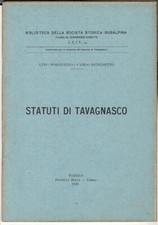 1929 Statuti di Tavagnasco -