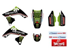 kit grafiche adesivi monster kawasaki kxf 250 450 M nation