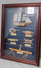 Vetrina Quadro Rappresentazione Nodi Navali Marina