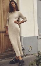 ZARA Abito midi in maglia a