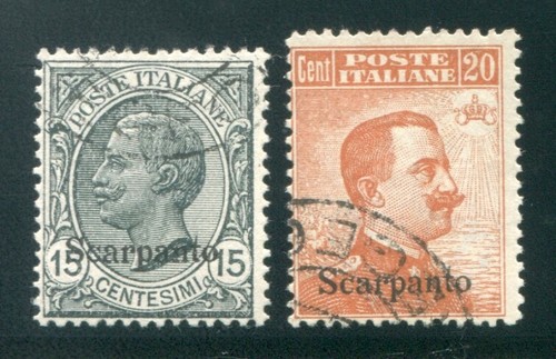 1918 egeo scarpanto 20 - scarpanto, 15+20