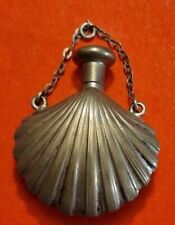 VINTAGE ART DECO  BOTTIGLIA PORTAPROFUMO CIONDOLO PENDENTE  IN ARGENTO - OGGETTO