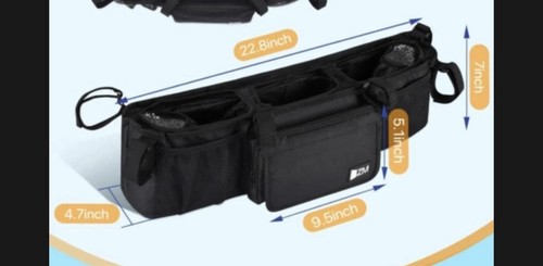 Double stroller organizer - stroller, for