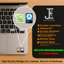Adesivo badge custodia Linux