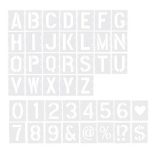  42 Pcs Stampini Lettere