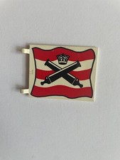 1X LEGO Bandiera Pirati rossa 6268 6270 6271 6273 6276 6277 6285 6286