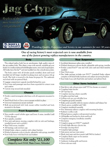 Shell valley jag - c-type, kit