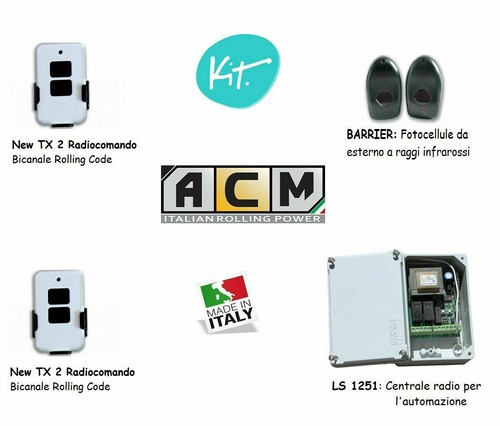 Kit centrale telecomandi - centrale,