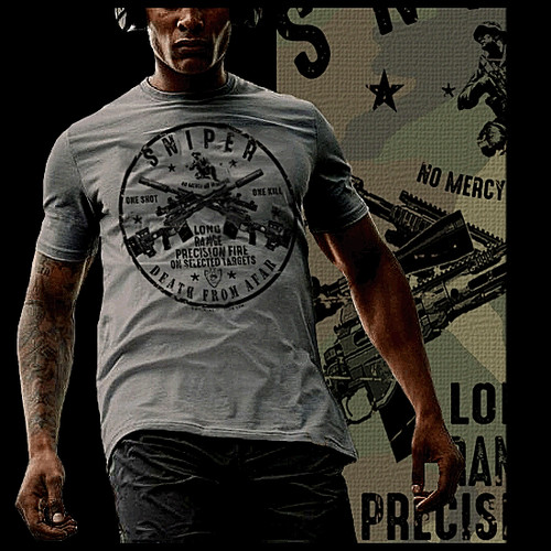 Shirt cecchino militare - cecchino,