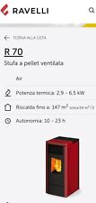stufa a pellet usata Ravelli R70