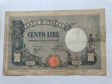 Banconota 100 LIRE AZZURRINO