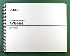 Denon AVR-1909 Instruction