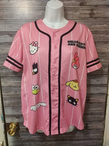 Maglia baseball rosa unisex
