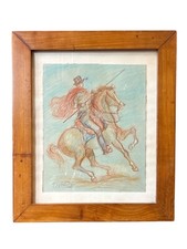 Dipinto a Pastello di Buttero