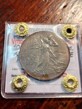 10 Centesimi del 1911 Cinquantenario Periziato FDC Rame Rosso