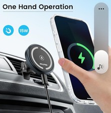 Supporto Magnetico Smartphone per Bocchette Aria Auto- Nero (CHM02)