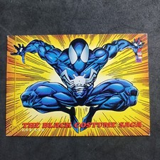 The Black Costume Saga_ 146_ Spider Man Marvel Cards 1994_ Exc/Good