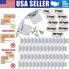 Satin Nickel Cabinet Hinges