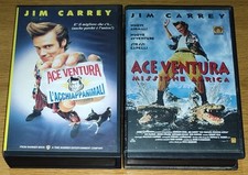 vhs ACE VENTURA L'ACCHIAPPANIMALI/MISSIONE AFRICA Jim Carrey videocassette film
