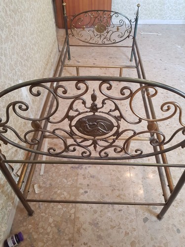 Letto singolo vintage - letto,
