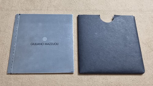 Mazzuoli warranty booklet - , for