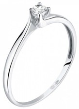 Anello solitario donna - solitario, in