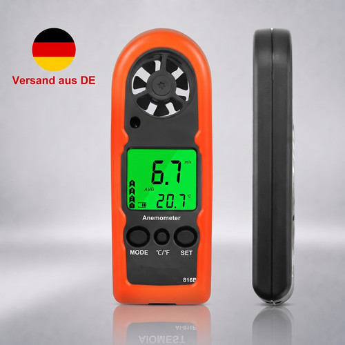 Mini anemometro portatile