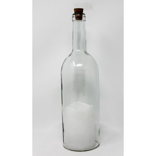 Bottiglia con candela led - con, luce