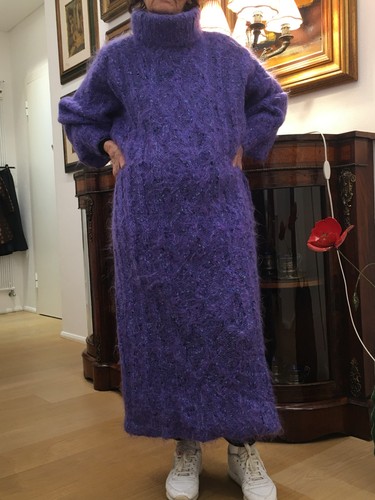 Maxi abito maglione - , lana
