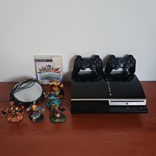 SONY PLAYSTATION 3 FAT PS3 FAT 40 GB CON 2 CONTROLLER  SKYLANDER+BASE  E CAVI