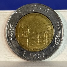 L.500 LIRE REPUBBLICA ITALIANA COIN VINTAGE MONETA