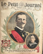 Piccolo Giornale 1919 N° 1463 Il Re Vittorio Emanuele III - Frontiere Del Reno