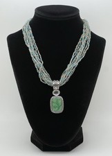 Collana di perle multifilo con