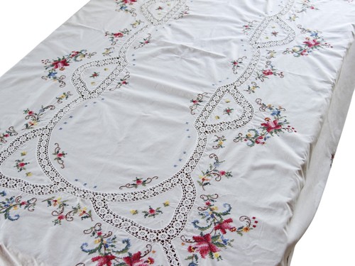 Tovaglia vintage posti - 12, +