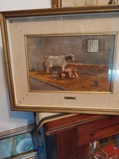 vecchio quadro dipinto a olio pittore labronico franco-biondi del 1969