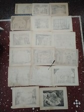 RACALMUTO,SECONDA METÀ SEC. XIX,SAGGI,DISEGNI,SCHIZZI,FIRME AL VERSO,LOTTO,ESAME