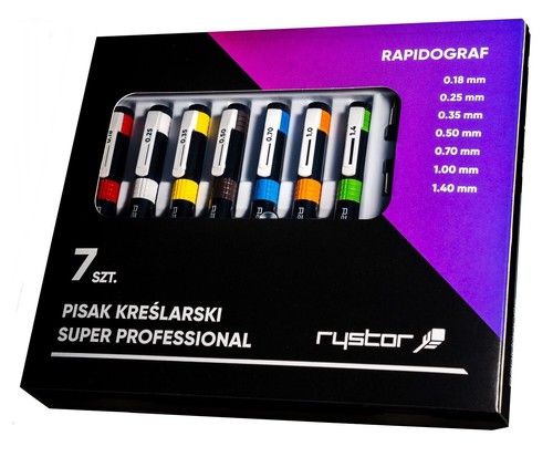 Set rapidografo professionale - rapidografo,