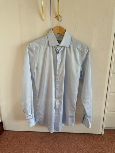 Camicia reiss uomo blu - xs,