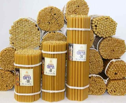 Candele cera api chiesa - candele,