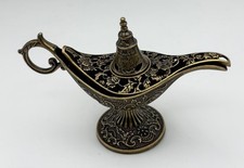 Porta Incenso Bronzo Lampada Aladino